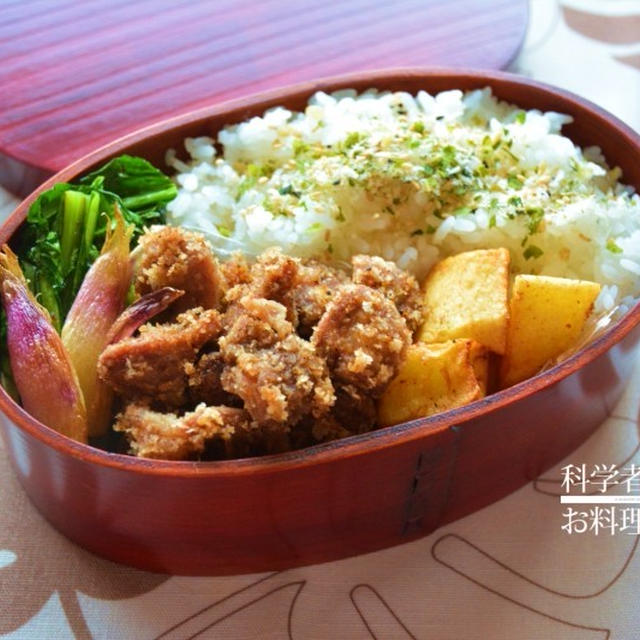 砂肝から揚げのお弁当