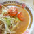 油分少な目でヘルシーなトマト風味の坦々麺