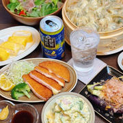 家事終わりに、スイッチオフの一杯♪すっきりおいしい「平日の3%」と蒸し餃子で平日の晩酌タイム♡