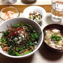 そぼろ温玉のっけ丼〜タクミ試合前日献立