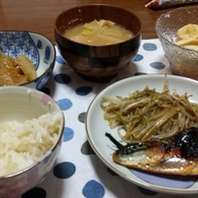 サバの西京漬け焼き＆大根と長芋の煮物