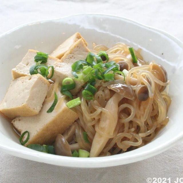 しらたきと厚揚げのすき煮