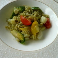春野菜パスタ　5分で