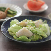さわらと春キャベツのにんにく塩糀レンジ蒸し【レシピ】とまごわやさしいダイエット献立