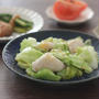 さわらと春キャベツのにんにく塩糀レンジ蒸し【レシピ】とまごわやさしいダイエット献立