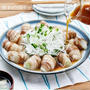 「新タマネギの肉巻き」 #並べてチンしてタレをかける