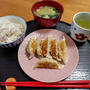 しょうが餃子と味噌汁