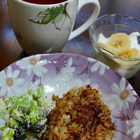 ハニーマスタードご飯のモーニング