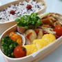 7月19日　アジフライとヒジキごはん弁当