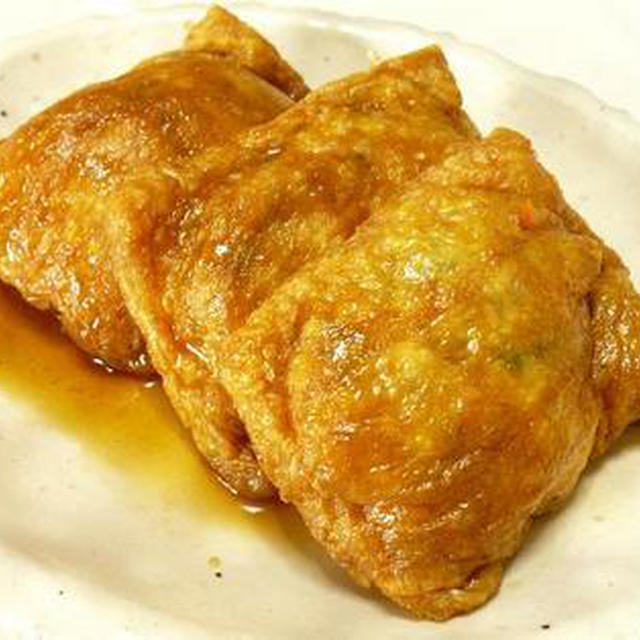 レンジで巾着の含め煮