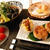 野菜の揚げ浸しぶっかけそばとか