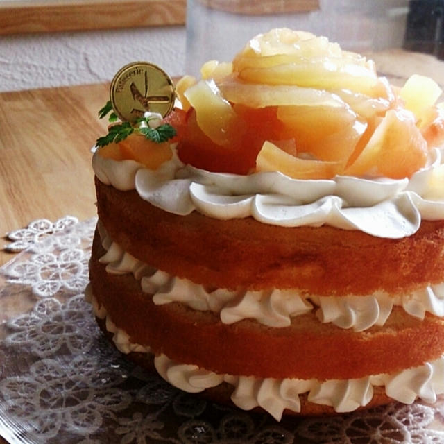 ナッペ不要のデコレーションケーキ♪