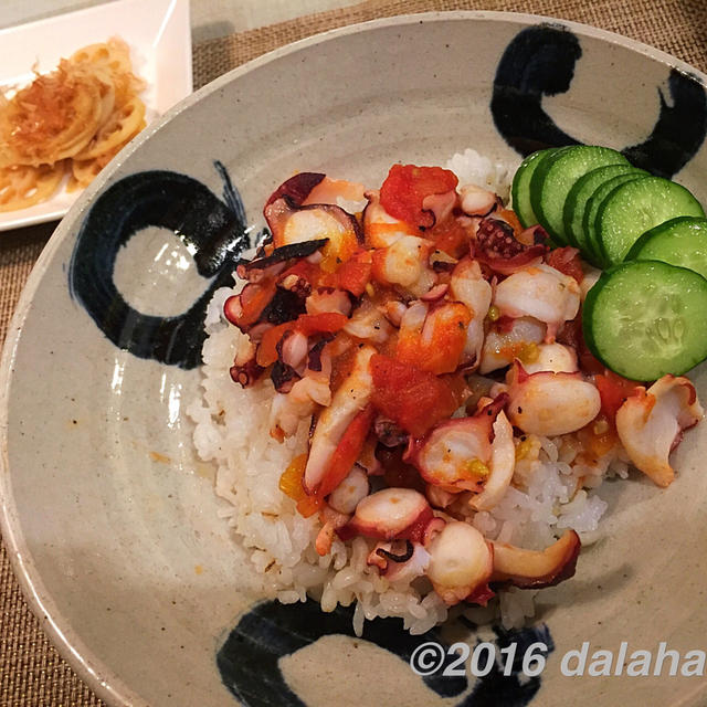 「たこぺぺ丼」 夏にぴったりのペペロンチーノ丼ぶりのレシピ