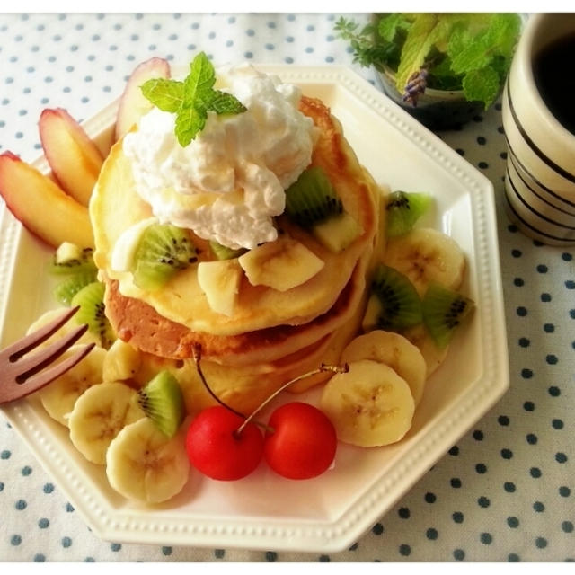 ８月だよ！！全員集合～～～♡パパパパンケーキ屋笑しゃん開店～♪(*´з`)