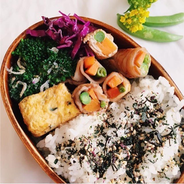 ”子育て卒業しかけのmamaの思い♡” それから野菜巻き巻きお弁当
