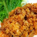 レタスで食べる豚キムチご飯！