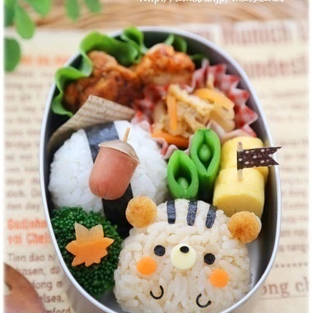 【コロコロ♪リスちゃんのお弁当】