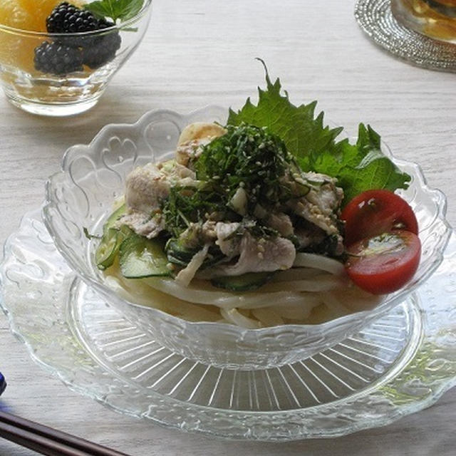 レモン胡麻だれで♪ 冷しゃぶうどん ＆ 嬉しいこと☆