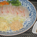 中華風　鯛の刺身サラダ