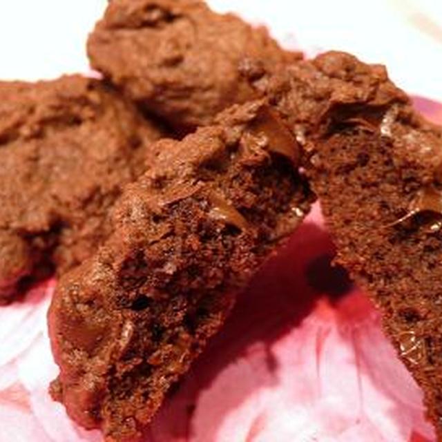 しっとりチョコレート　チョコレートチップクッキー　Moist Chocolate Chocolatechip Cookies
