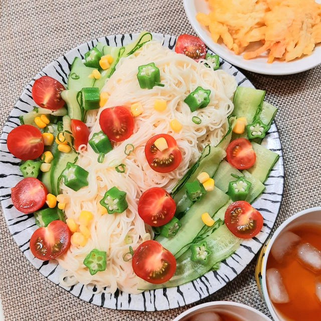 子どもと作ってたのしいおいしい♪七夕そうめん♪