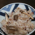 7月5日　　飯島産混植米ともち麦入り茸の炊き込みご飯