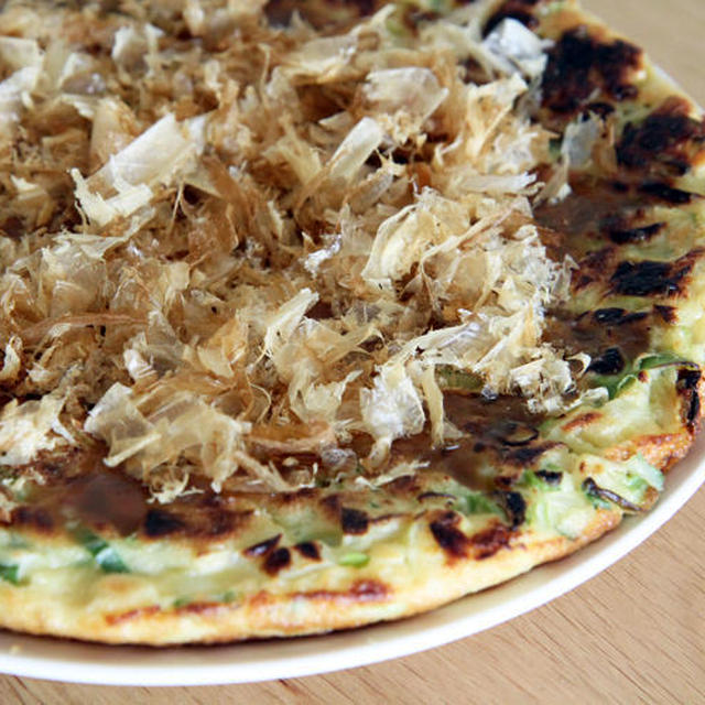ねぎだけ焼き（お好み焼き風ねぎ焼き）の作り方の巻