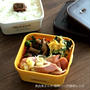 加工品と野菜を組み合わせたラクチン弁当。