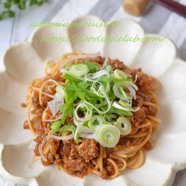 簡単ランチに♪大好評だった肉味噌麺☆