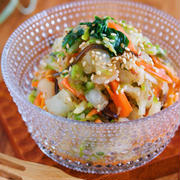疲れた胃腸にも♪抱えて食べたい♪『梅塩昆布 de やみつき♡白菜サラダ』