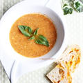 スープたっぷりワンプレート☆バジルトマトスープとカンパ＠ヨーグルト酵母 by hannoahさん