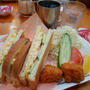 昼コメ、ミックスサンドコメチキ付き！#安くて美味い店はここ