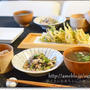 冷蔵庫整理で晩ごはん。