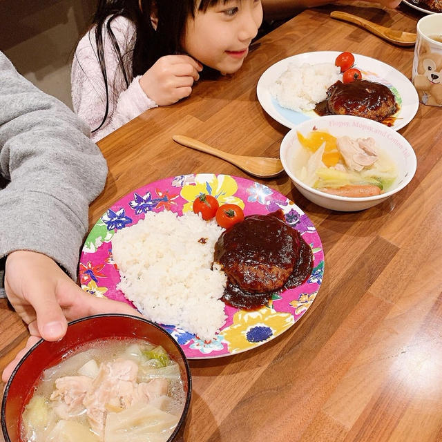 旦那が晩御飯を作ってくれました〜！！