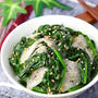 田舎あるある？新鮮なお野菜達。ほうれん草と大根のナムル