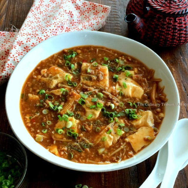 Mapo Tofu with Enoki Mushroomえのき入り麻婆豆腐