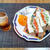 日々ごはんはやっと１０月ですが・・・すごい遅れ・・・ゆで鶏と野菜のサンドイッチ♪・・♪