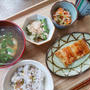 3色大豆ごはんと夏の味、昨日の昼ごはん#本日のおうちごはん