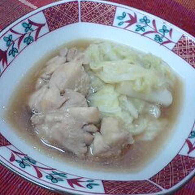 鶏肉と白菜の煮物
