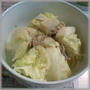 春キャベツと豚バラ肉のはさみ煮