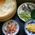 秋刀魚と海老の手綱寿司