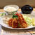 【二子玉川】とんかつ 大倉 海老フライとひれかつ定食950円　100円で定食のごはんがカレーに