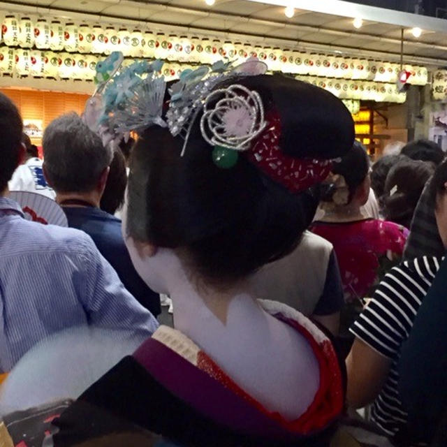 京都 祇園祭り 舞妓さんの髪型♪とおまけ