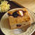 オヤツ：チェリーとクリチのおからケーキ