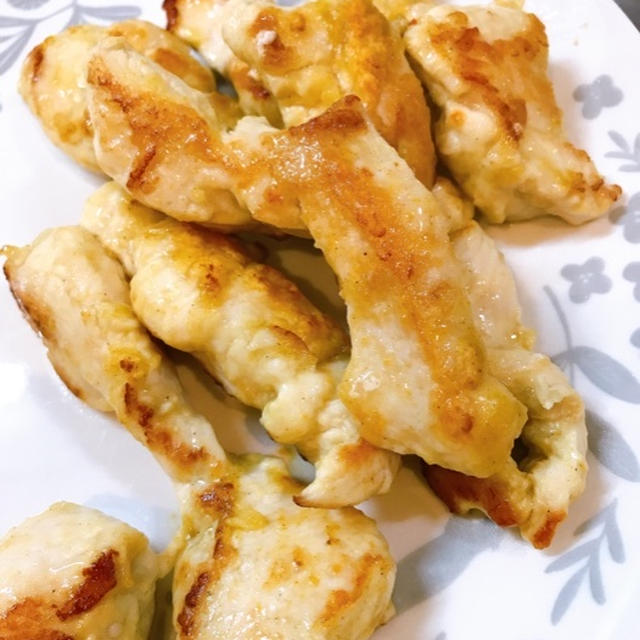 鶏むね肉の柔らかカレー風味フライドチキン♡と学用品って高いよね(汗)の話。