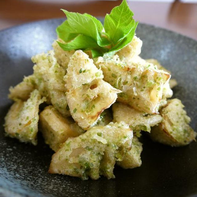 【掲載】FOODIESレシピ★春野菜たっぷりのヘルシー旬レシピ特集★絶品！筍の煮物の磯辺揚げ♪