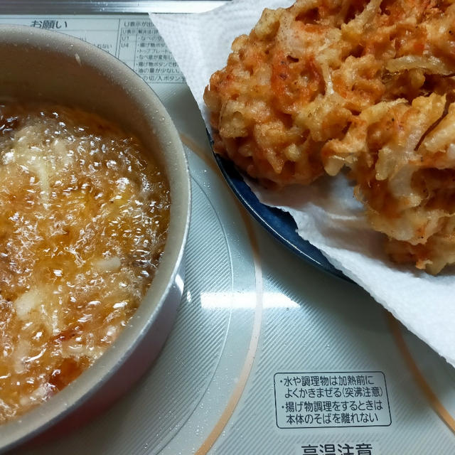 コロナワクチン接種2回目の副反応…朝からかき揚げ＼(^o^)／