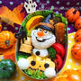 魔女帽オラフのハロウィン弁★【キャラ弁】