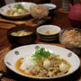 白菜とひき肉のあんかけご飯。