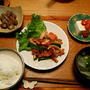 豚トロ野菜炒め+ヘルシー副菜